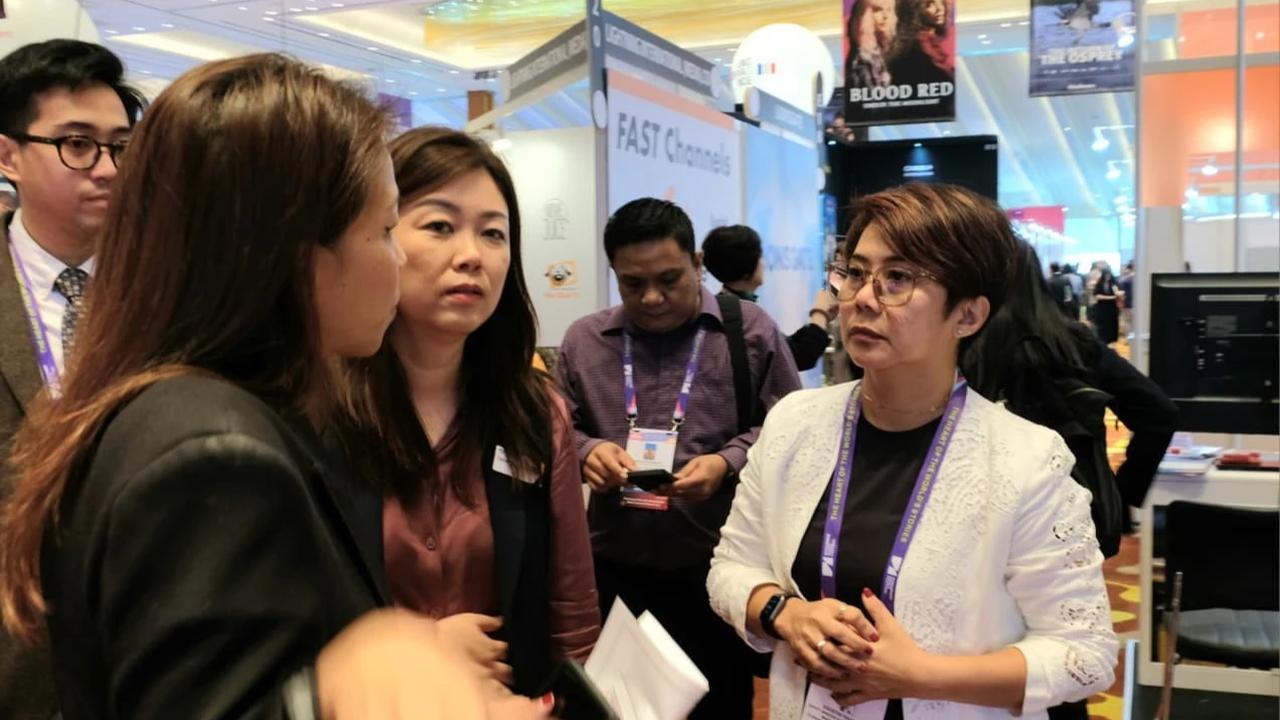 Deputi Bidang Kreativitas Media Kementerian Ekraf Agustini Rahayu di ajang Asia TV Forum & Market (ATF) 2025