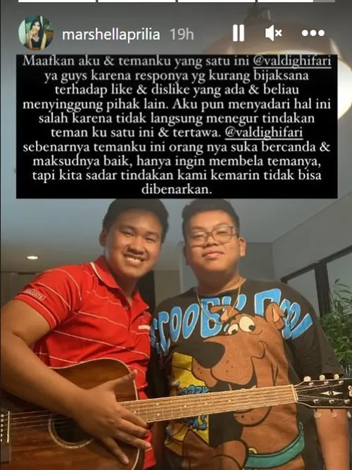 Mantan Pratama Arhan, Marshella Aprilia Minta Maaf Mewakili Temannya yang Meledek  Suami Azizah Salsha Orang Miskin - ShowBiz Liputan6.com