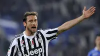 Claudio Marchisio bakal absen di Piala Eropa 2016 akibat cedera ACL. REUTERS/Giorgio Perottino