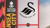 Piala FA - Swansea City Vs Manchester City (Bola.com/Adreanus Titus)