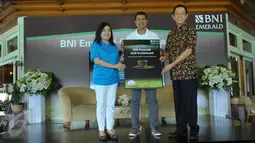 Pembukaan turnamen BNI Emerald Golf Invitational di kawasan Pondok Indah Jakarta, Minggu, (20/12/15). Turnamen tersebut diikuti oleh 144 nasabah BNI. (Liputan6.com/Faisal R Syam) 