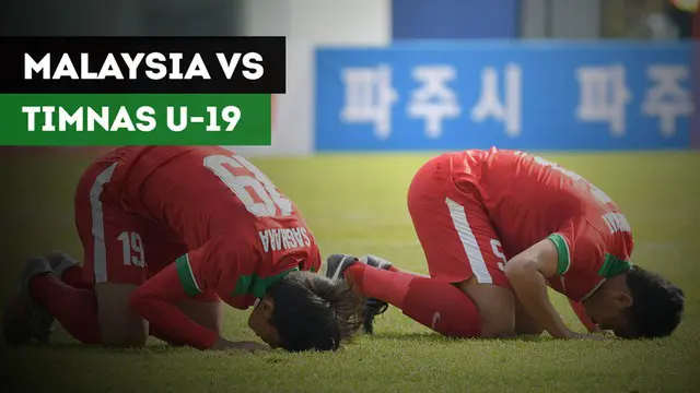 Berita video highlights babak I Malaysia U-19 melawan Timnas Indonesia U-19 di Kualifikasi Piala Asia U-19 2018 di Korea Selatan, Senin (6/11/2017).