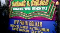 Golkar Kirim Karangan Bunga di Acara Konvensi Demokrat