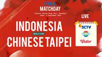 Timnas Indonesia Vs Chinese Taipei. (Bola.com/Wiwig Prayugi)