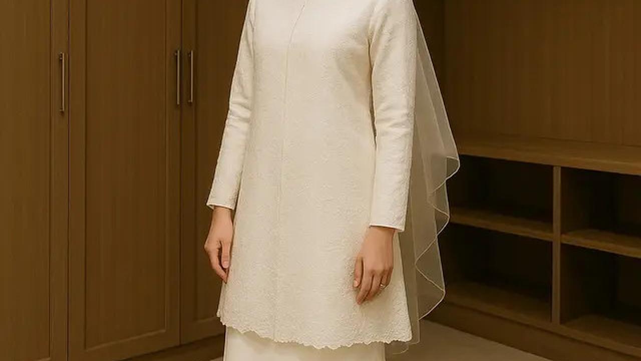 7 Kebaya Pernikahan Sederhana tapi Elegan Berhijab
