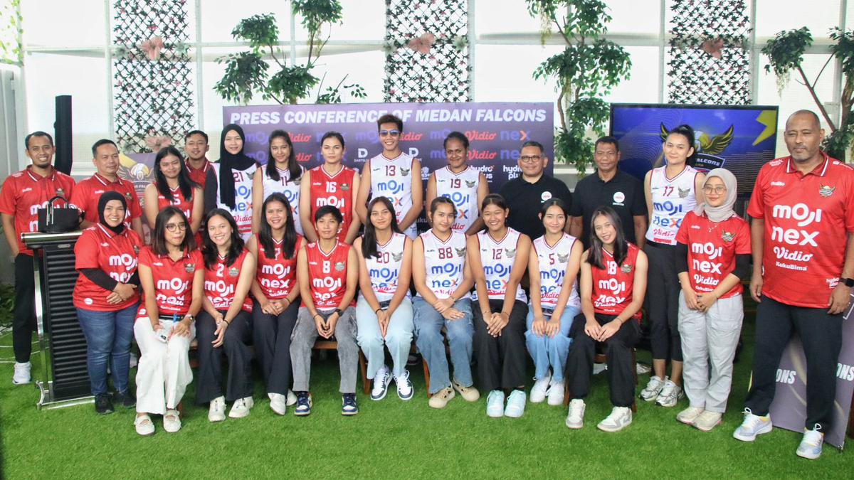 Medan Falcons Bidik 4 Besar di Proliga 2026, Siap Jadi Kebanggaan Warga Sumut