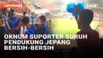 Pendukung timnas Jepang kembali membuat kagum dunia dengan aksi mereka saat bersih-bersih di Stadion Utama Gelora Bung Karno, Jakarta. Aksi dilakukan secara spontan setelah kemenangan Jepang atas Indonesia 4-0 dalam lanjutan Kualifikasi Piala Dunia 2...