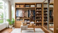 8 Inspirasi Desain Lemari Pakaian untuk Ruangan Lebih Rapi dan Fungsional