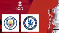 Piala FA - Manchester City Vs Chelsea (Bola.com/Adreanus Titus)