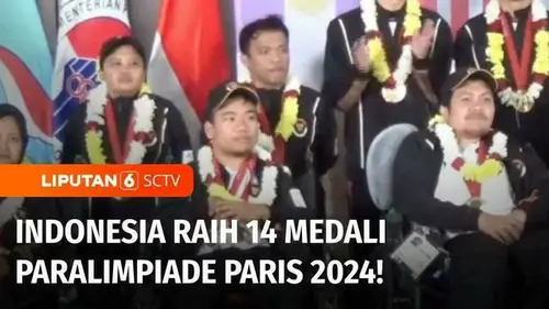 VIDEO: Kontingen Indonesia Raih 14 Medali di Paralimpiade Paris 2024