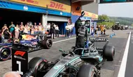 Kimi Antonelli Rebut Pole Position F1 GP Belgia 2026, Max Verstappen Tempel Ketat