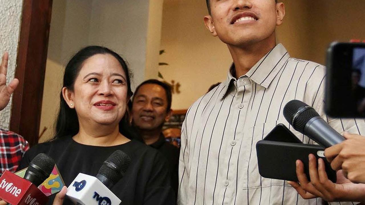 FOTO: Momen Akrab Puan dan Kaesang, Kompak Tertawa 'Sama-Sama Anak Presiden