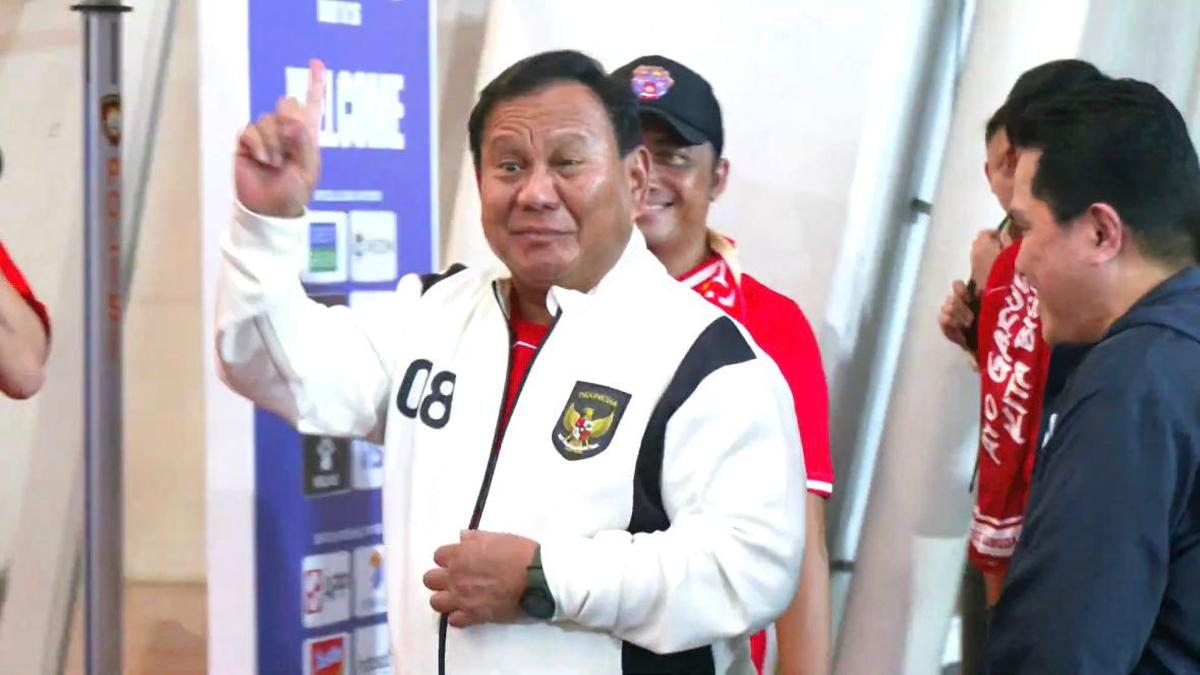 Timnas Indonesia Sikat China, Erick Thohir: Prabowo Terbukti Bawa Hoki