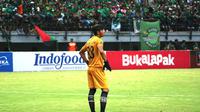 Kiper Madura United, Satria Tama. (Bola.com/Aditya Wany)