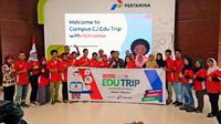 Para jurnalis Campus CJ Edutrip akan mengupas tentang perusahaan Pertamina.