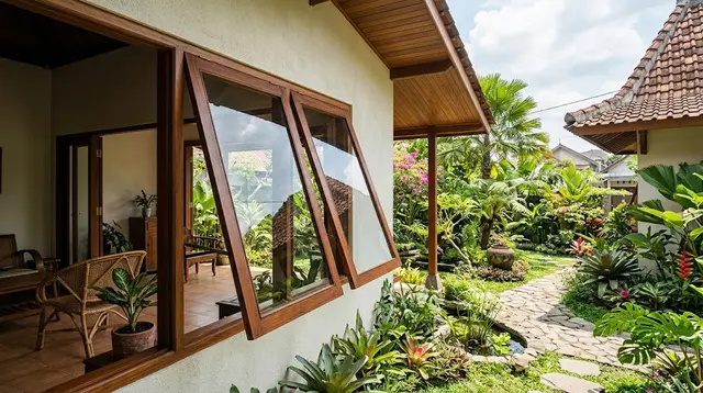 12 Model Jendela Rumah Menghadap Taman, Bawa Nuansa Alam ke Dalam Hunian