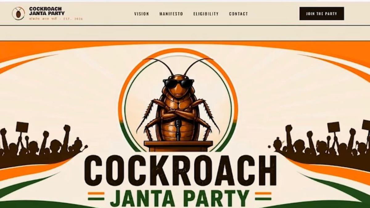 Anak Muda India Jadikan Kecoak Simbol Perlawanan