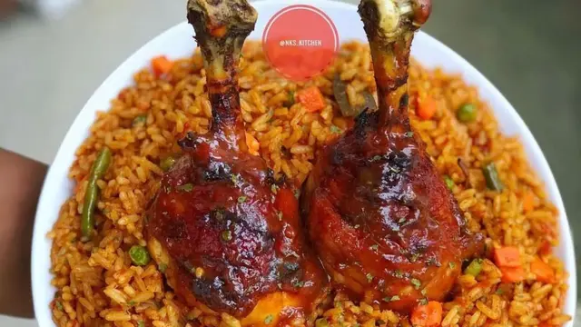 Nasi Jollof khas Liberia di Afrika