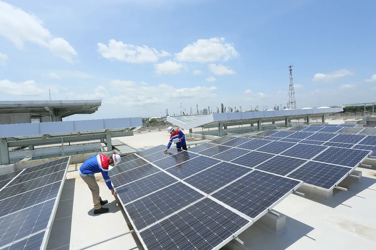 PLTS milik PT Pertamina Refinery Unit (RU) IV Cilacap