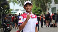 Dimas Ekky Pratama tampil perdana di ajang Moto2 di Sepang bersama Federal Oil Gresini Moto2.