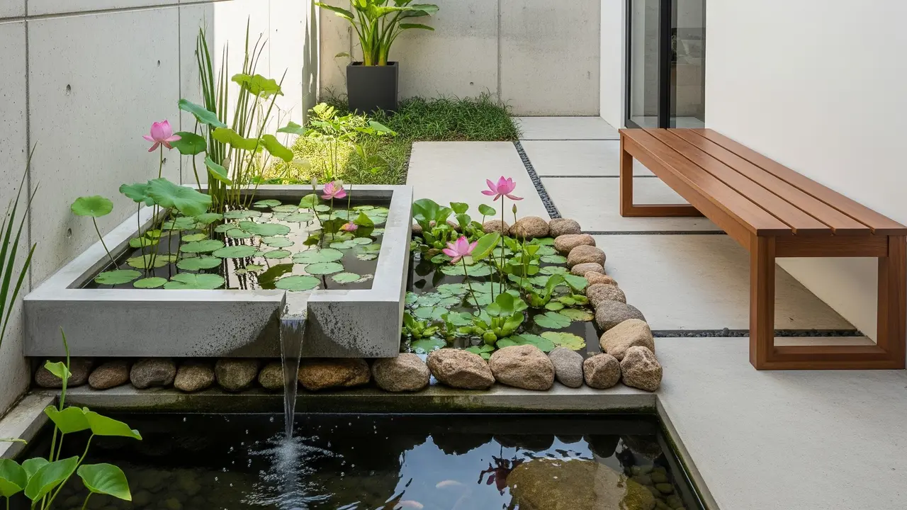 Desain Halaman Belakang Rumah Sempit untuk Pelihara Ikan Nila