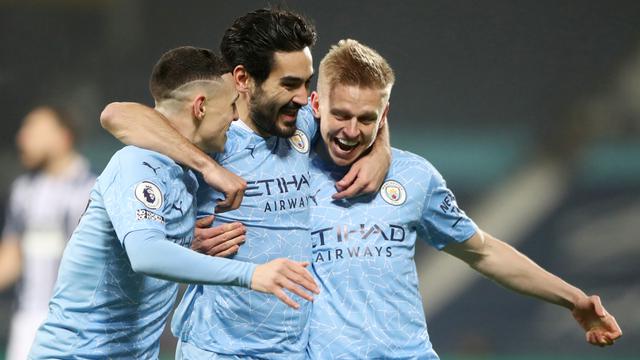 FOTO: Pesta Gol ke Gawang WBA, Manchester City Kudeta Manchester United dari Puncak Liga Inggirs
