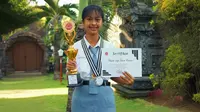 Keren Siswi Prestasi di Bali ini Bawa Isu Penting di Simulasi Sidang PBB (Dewi Divianta/Liputan6.com)