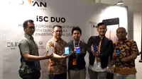 Konferensi Pers Peluncuran Advan i5C Duo di Jakarta. Liputan6.com/ Agustinus Mario Damar