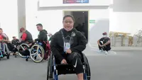 Atlet angkat berat NPC Indonesia, Dwiska Afrilia Maharani akan menjadi pembawa bendera Merah-Putih pada upacara pembukaan ASEAN Para Games 2023 Kamboja. (Bola.com/Dok NPC Indonesia)