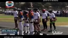 Sekitar 1.200 siswa-siswi SMA dan SMK se Jatim melaksanakan deklarasi anti anarkisme, anti radikalisme bersama Forkopimda di Mapolda Jatim Rabu (16/10).