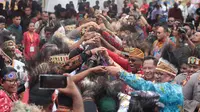 Kegiatan Papua Fest 2023 menghadirkan karnaval dan pawai budaya. (Foto: Dok. Pemprov PBD)