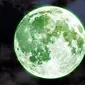 Bulan berwarna hijau pada 20 April 2016? (Credit: Space.com/Karl Tate)