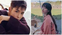 Momen kebersamaan Ryeowook dan Ari eks TAHITI. (Sumber: Instagram/@popstar_ari/@superjunior)