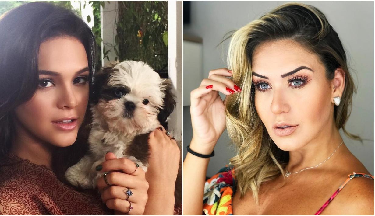 Neymar Jr, pesona dan talenta nya di dalam lapangan membuat banyak wanita cantik terpukau. Baik dari model atau artis ternama hingga bintang reality show Brazil. (Kolase foto-foto Instagram)