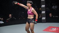 Juara dunia ONE Championship Women’s Strawweight "The Panda” Xiong Jing Nan(Foto: One Championship)