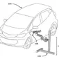 GM patenkan teknologi robotic charging device