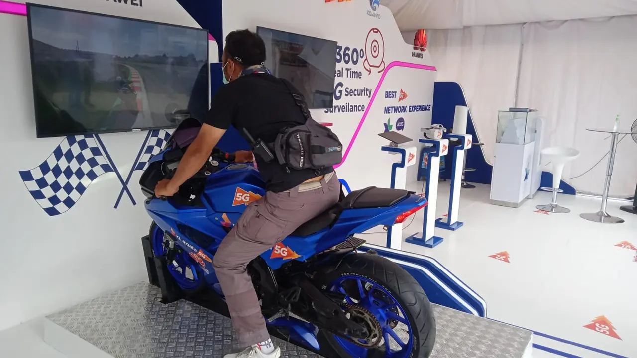 Booth XL di Sirkuit Mandalika