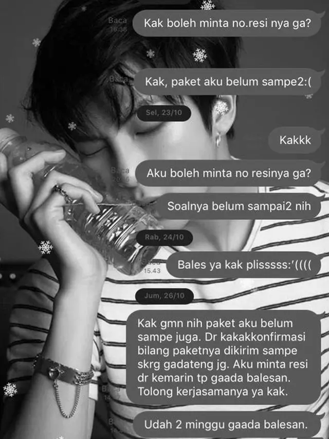 6 Chat Minta Nomor Resi Pengiriman Ini Penuh Drama, Bikin Geregetan