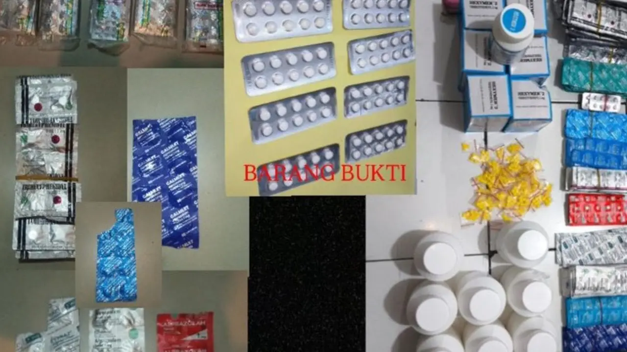 obat keras disita petugas