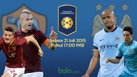 Internastional Champions Cup 2015: AS Roma vs Manchester City (Bola.com/Samsul Hadi)