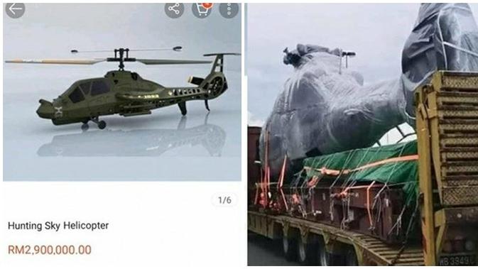 Dikira Pesan Mainan Pria Ini Terkejut Saat Datang Justru Helikopter Asli Hot Liputan6 Com