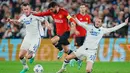 Penampilan Manchester United sebenarnya cukup impresif meski bertanding di kandang lawan. (Liselotte Sabroe/Ritzau Scanpix via AP)