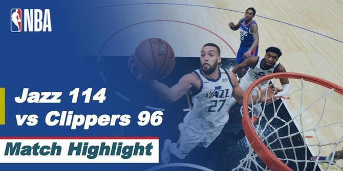 VIDEO: Highlights NBA, LA Clippers Telan Kekalahan dari Utah Jazz 96-114