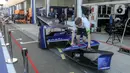 Berbeda dengan Formula 1 (F1), mobil balap Formula E ditenagai oleh listrik. (Liputan6.com/Herman Zakharia)