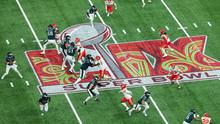 Kansas City Vs Philadelphia Eagles di Superbowl 2025 (AFP/Patrick Smith)