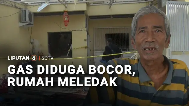 Gas Diduga Bocor, Rumah Meledak