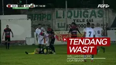 Berita Video, Pemain Brasil Ini Ditangkap Polisi usai Menendang Wasit di Lapangan