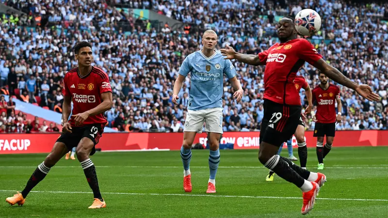 Hasil Final FA Cup Manchester City vs Manchester United