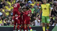 Hasil Pertandingan Liga Inggris: Liverpool Curi 3 Poin Pertama Musim Ini Lewat Kemenangan Telak di Markas Norwich City