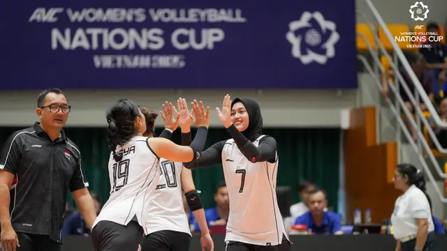 Timnas Voli Putri Indonesia - AVC Nations Cup 2025 - Bola Voli